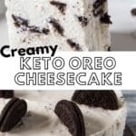 No Bake Keto Oreo Cheesecake 2