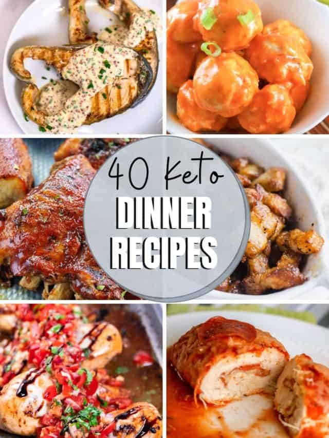 40 KETO DINNER RECIPES - MyKetoPlate