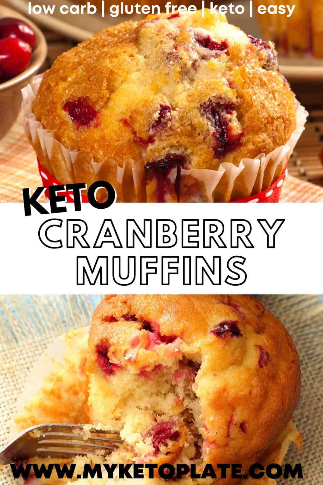 Keto Cranberry Muffins MyKetoPlate