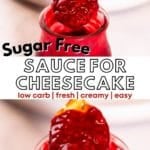 sugar free sauce for cheesecake