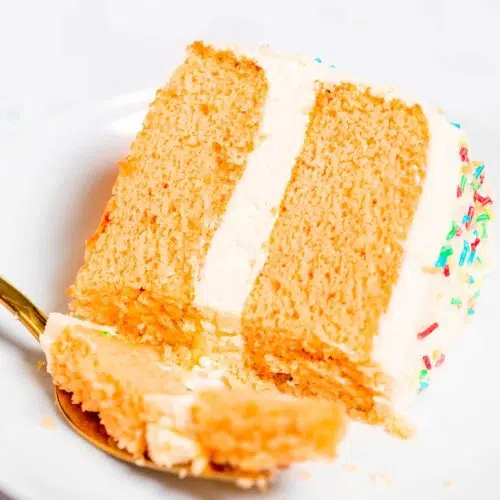 The Best Keto Vanilla Cake 1