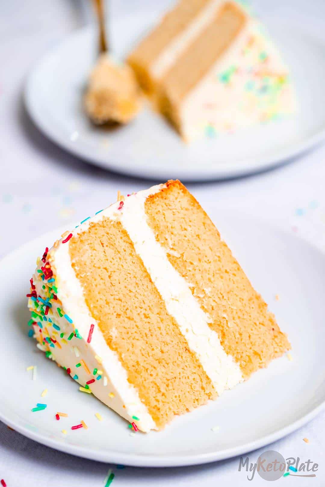 Keto Vanilla Cake