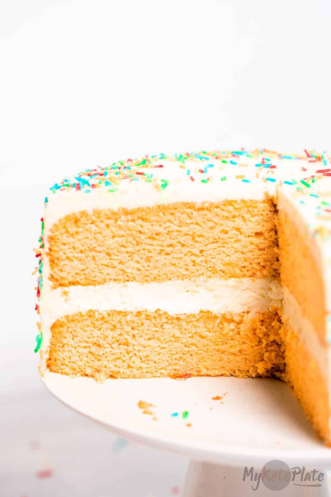 Keto Vanilla Cake