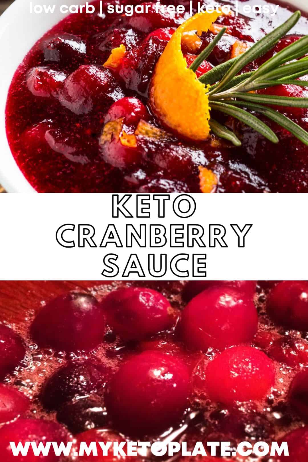 SugarFree Keto Cranberry Sauce MyKetoPlate