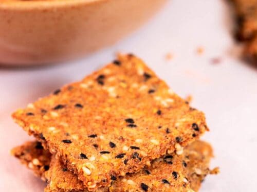 Best Flaxseed Crackers Recipe - Cooking For Peanuts