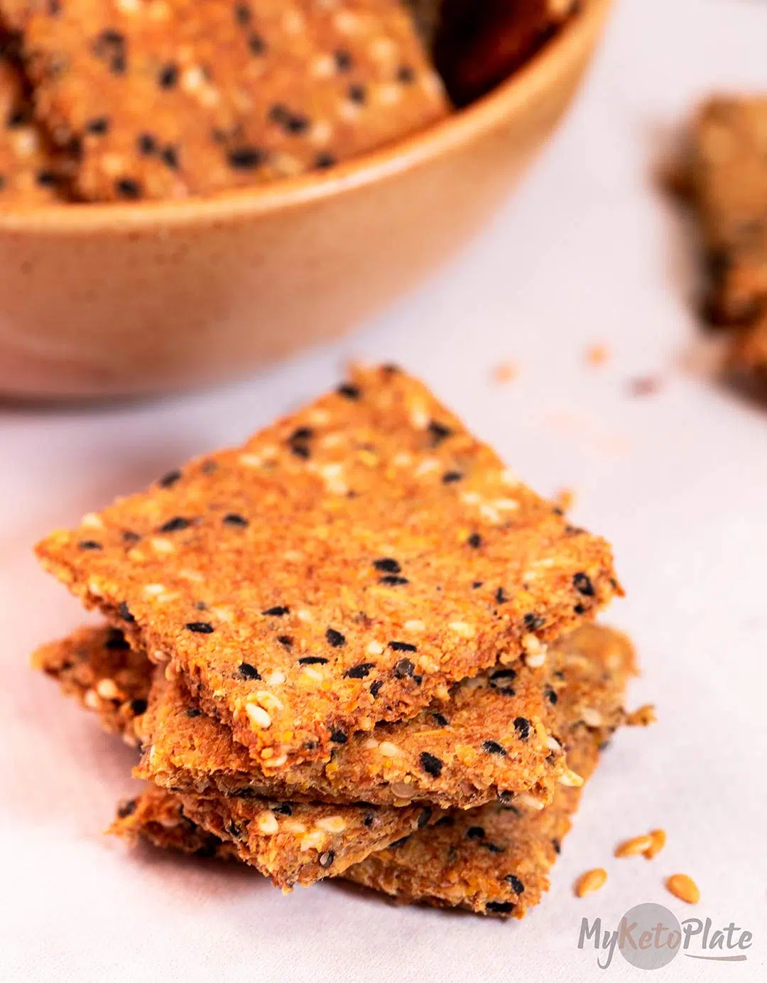 easy flaxseed crackers