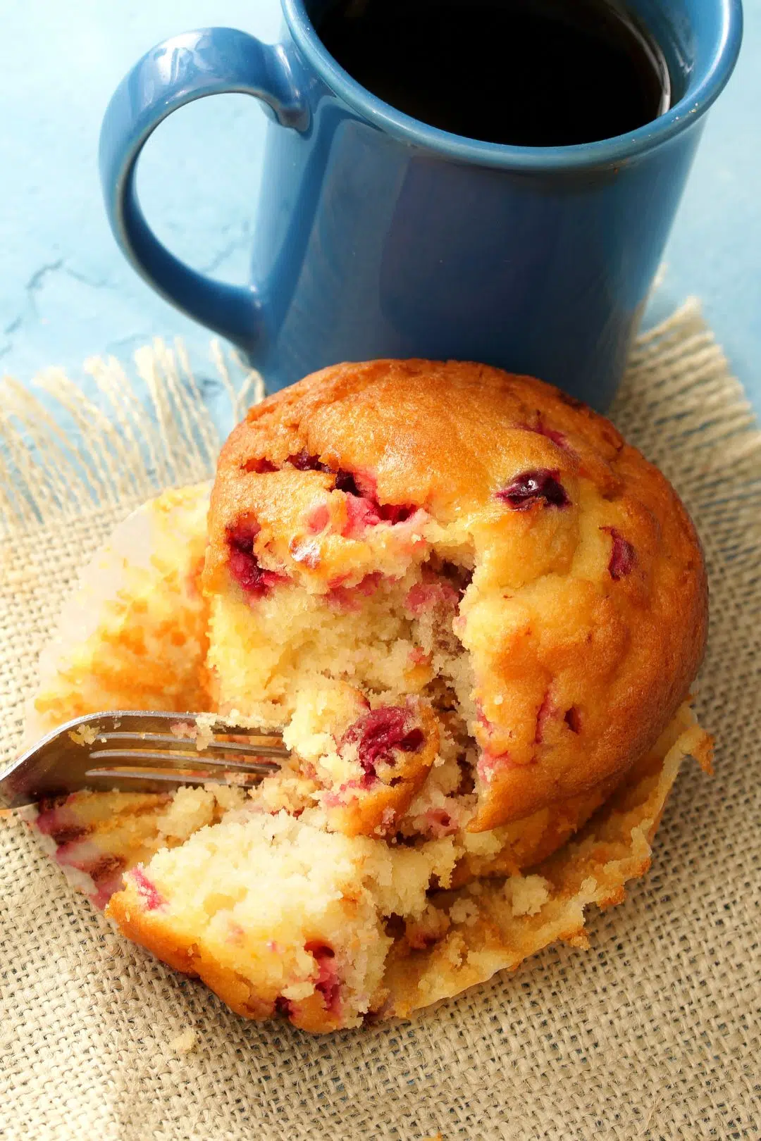 how to make cranberry muffins
