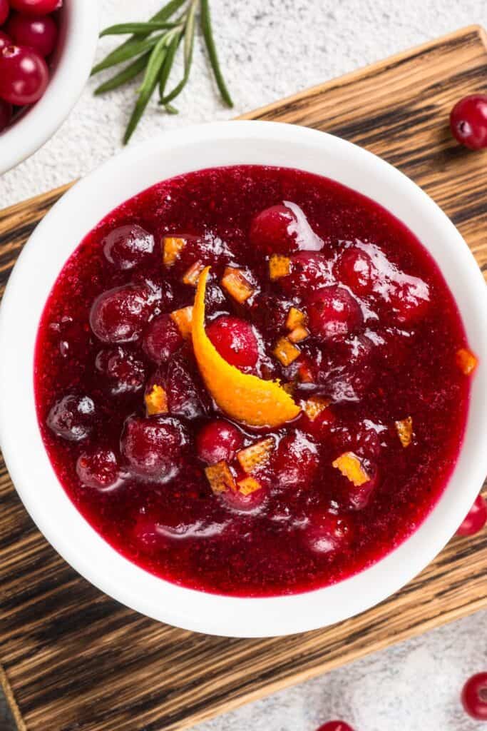 SugarFree Keto Cranberry Sauce MyKetoPlate