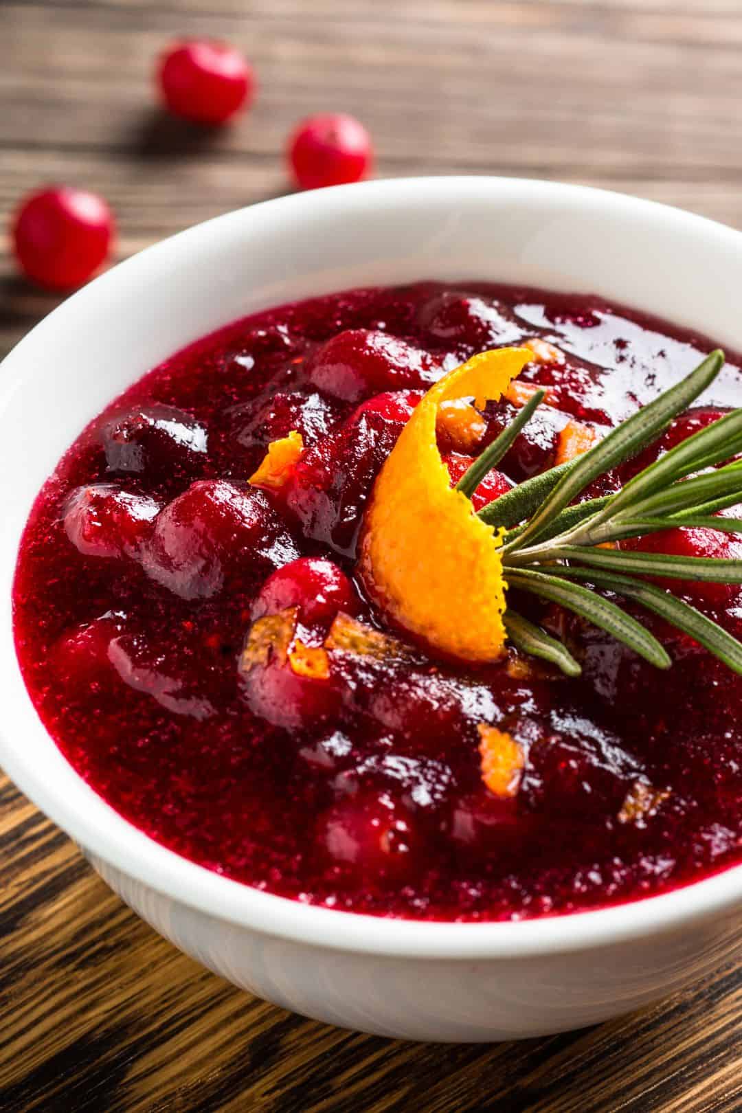 keto cranberry sauce 