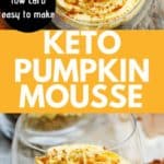 Keto-Friendly Pumpkin Mousse: Creamy Autumn Delight! 🎃🍂