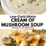 Keto Cream Of Mushroom Soup 2