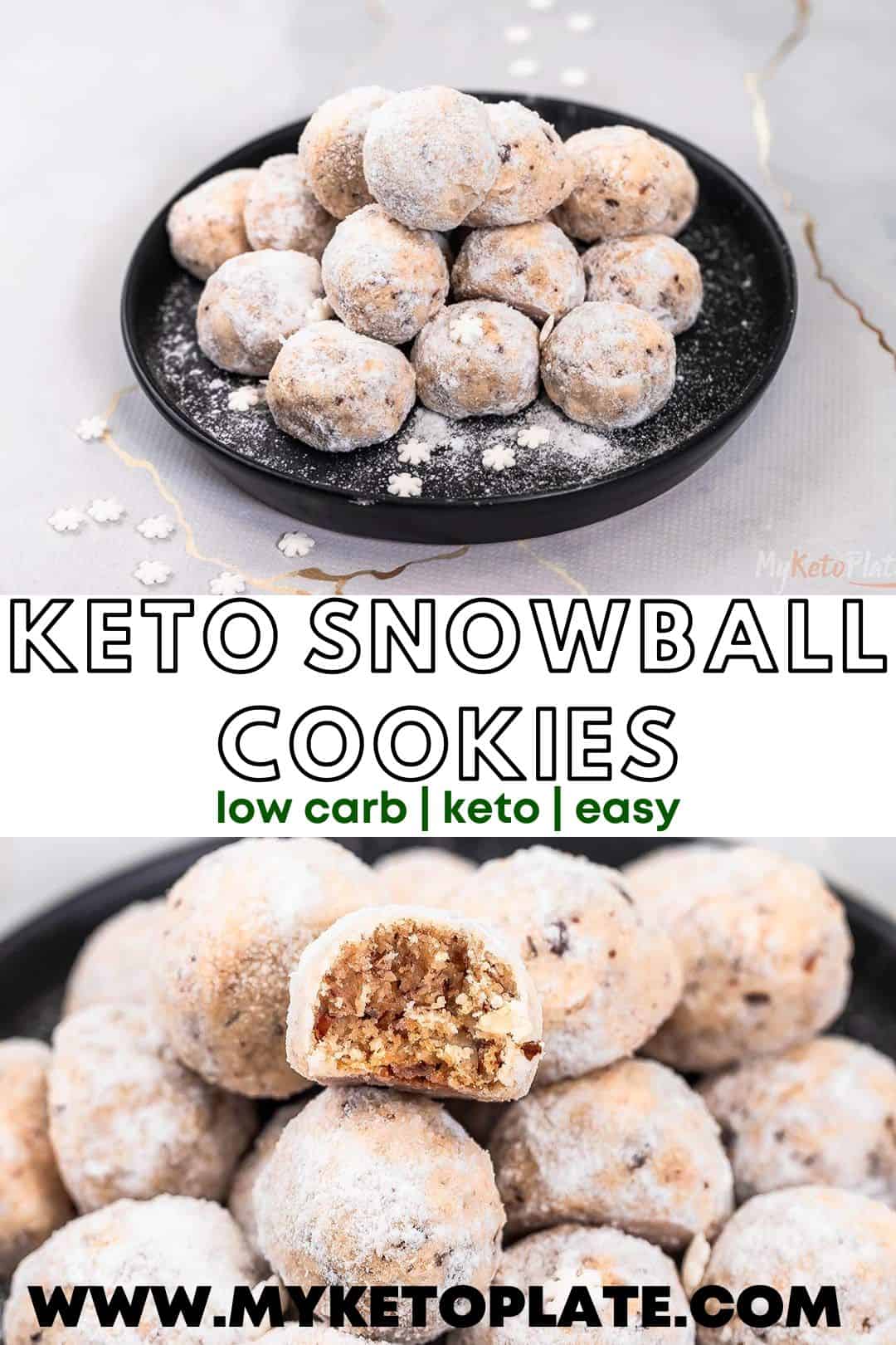 Keto Snowball Cookies - MyKetoPlate