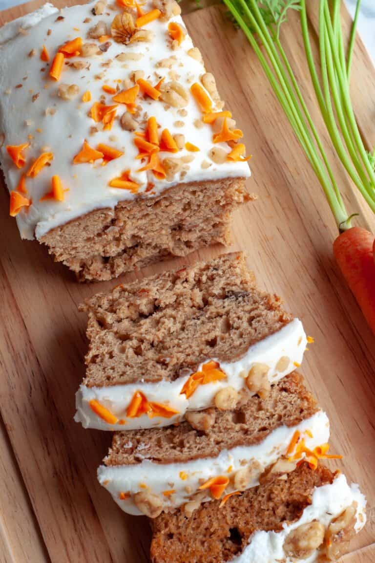 BEST Keto Carrot Cake Bread MyKetoPlate