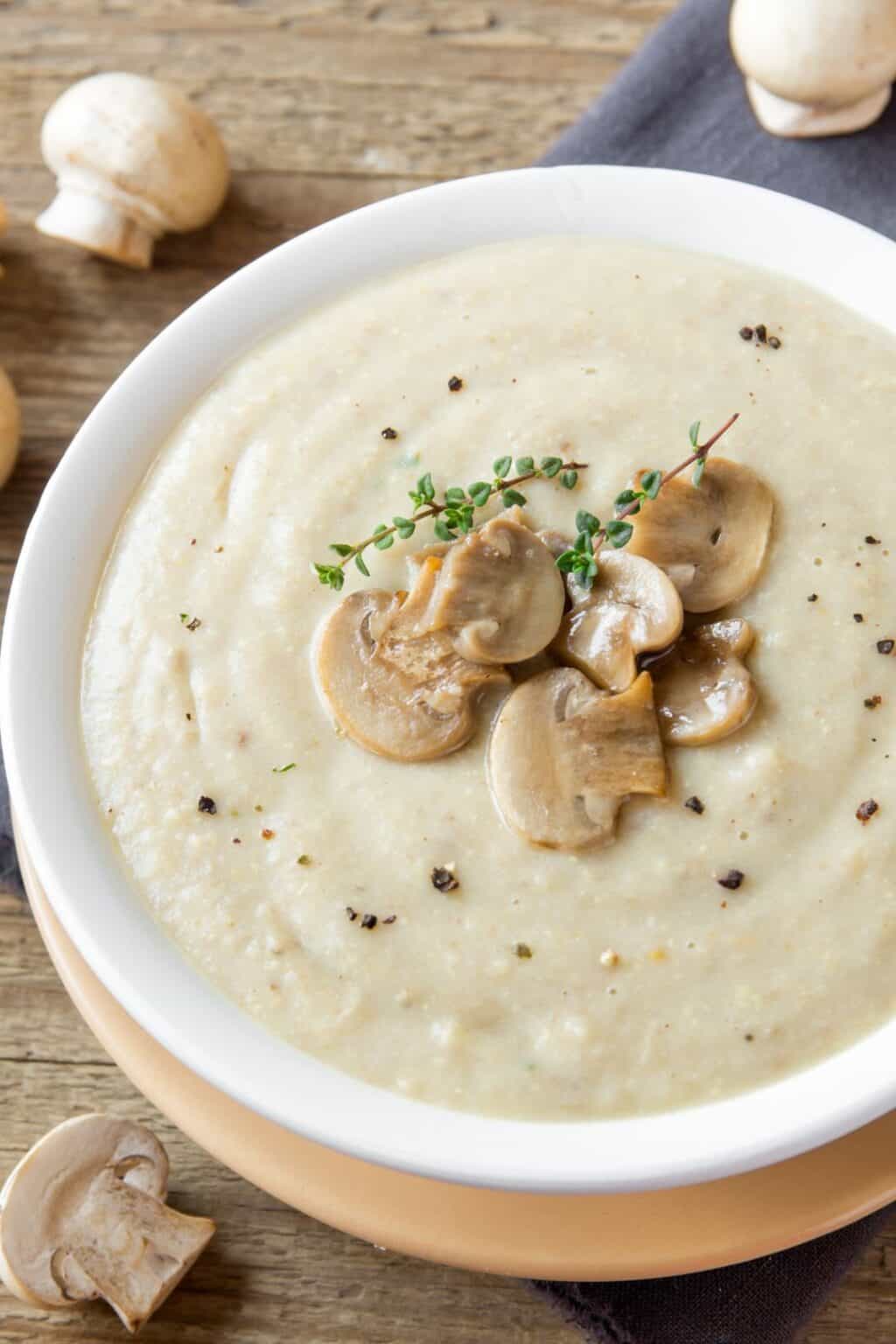 Keto Cream Of Mushroom Soup Myketoplate 