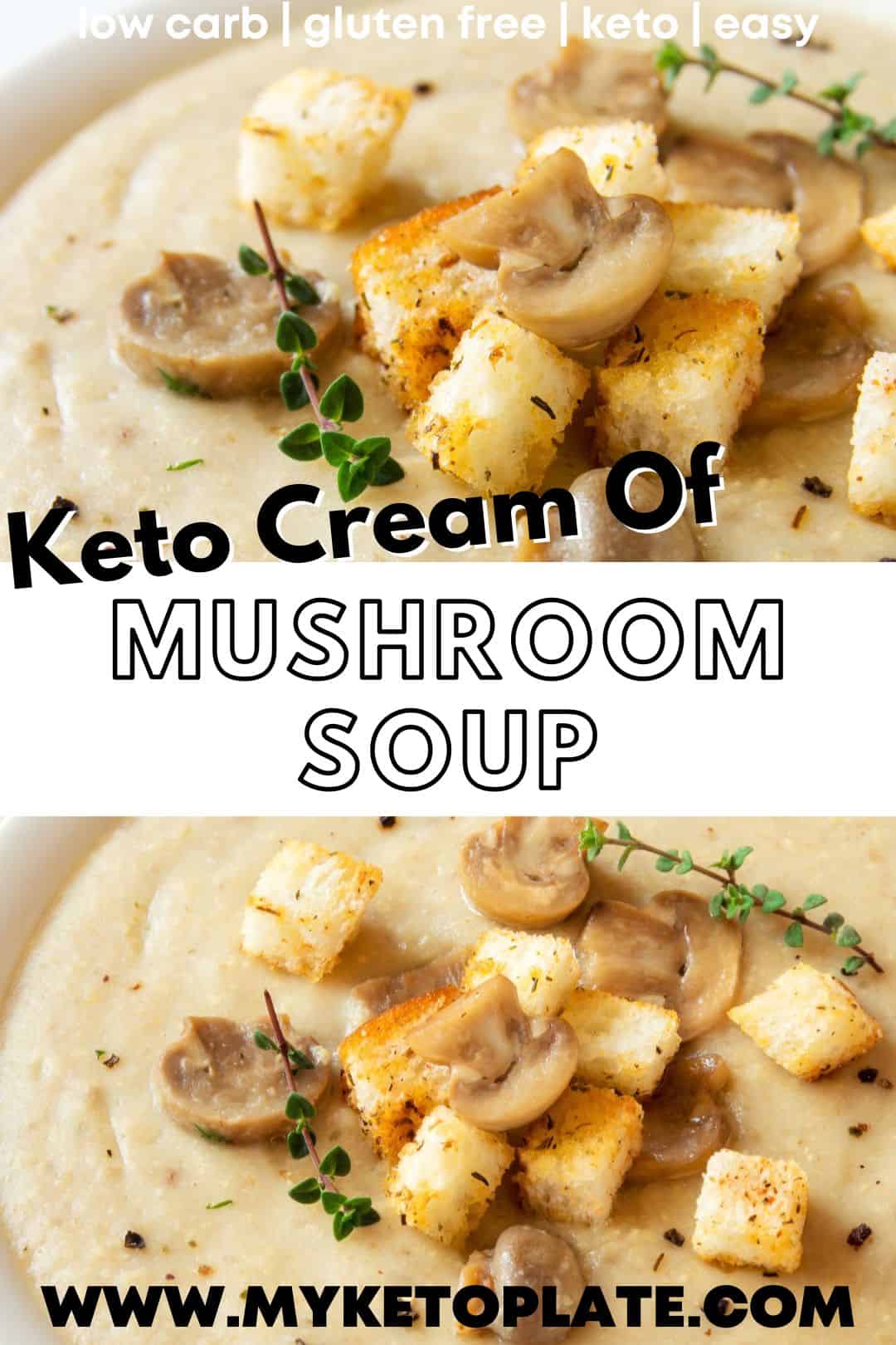 Keto Cream Of Mushroom Soup - MyKetoPlate