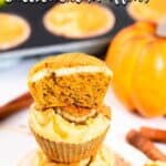 Keto Pumpkin Cheesecake Muffins 4