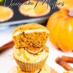 Keto Pumpkin Cheesecake Muffins 5
