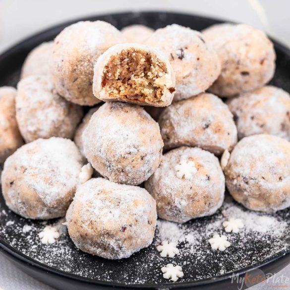 Keto Snowball Cookies - MyKetoPlate