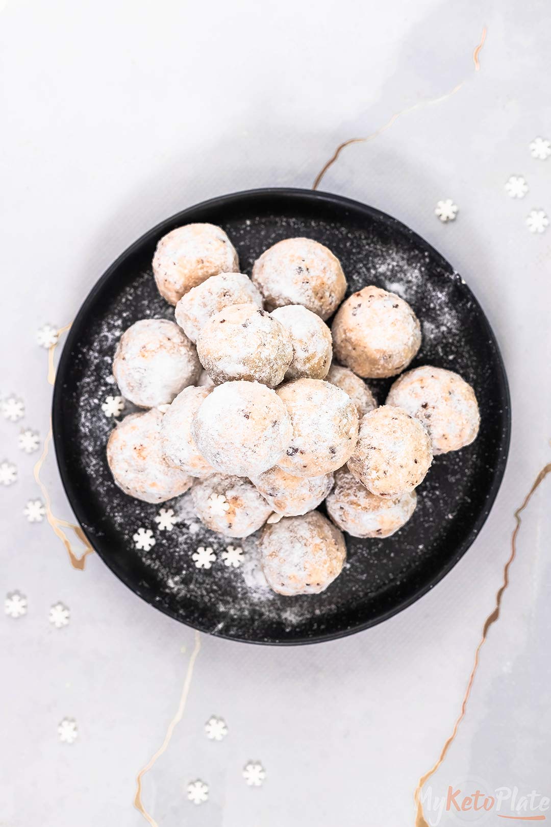 Keto Snowball Cookies