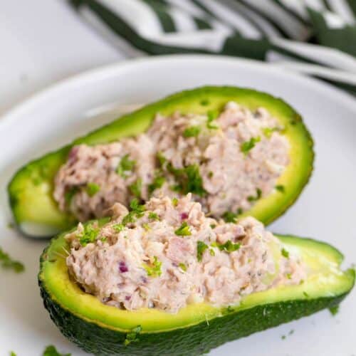 Tuna Salad Stuffed Avocado