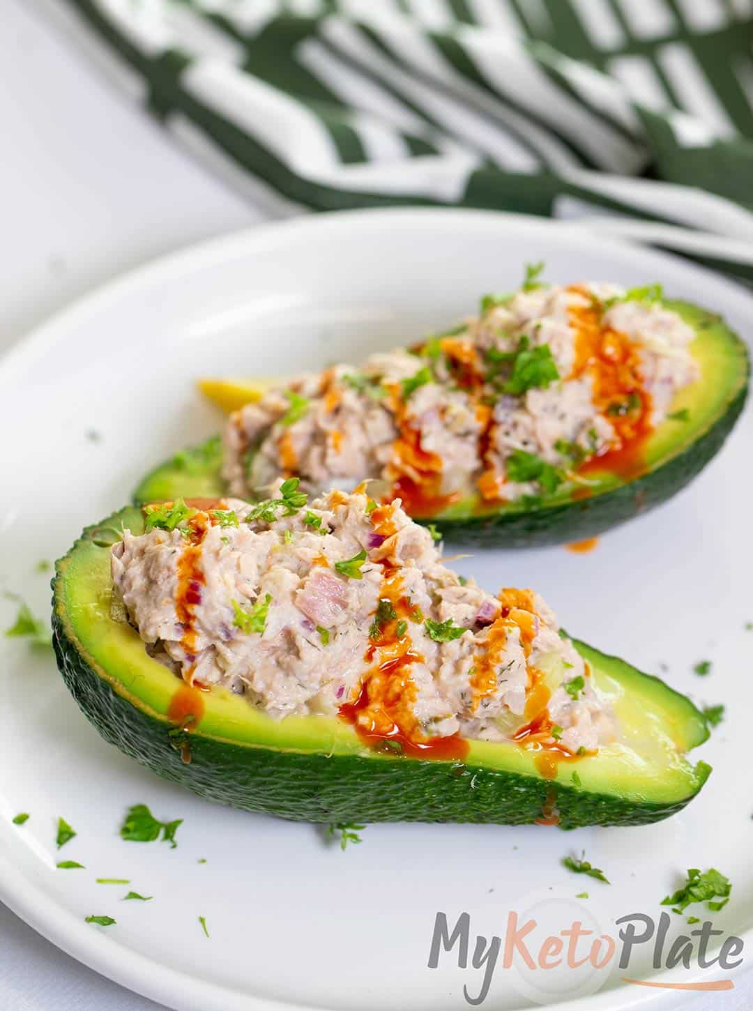 Tuna Salad Stuffed Avocado 