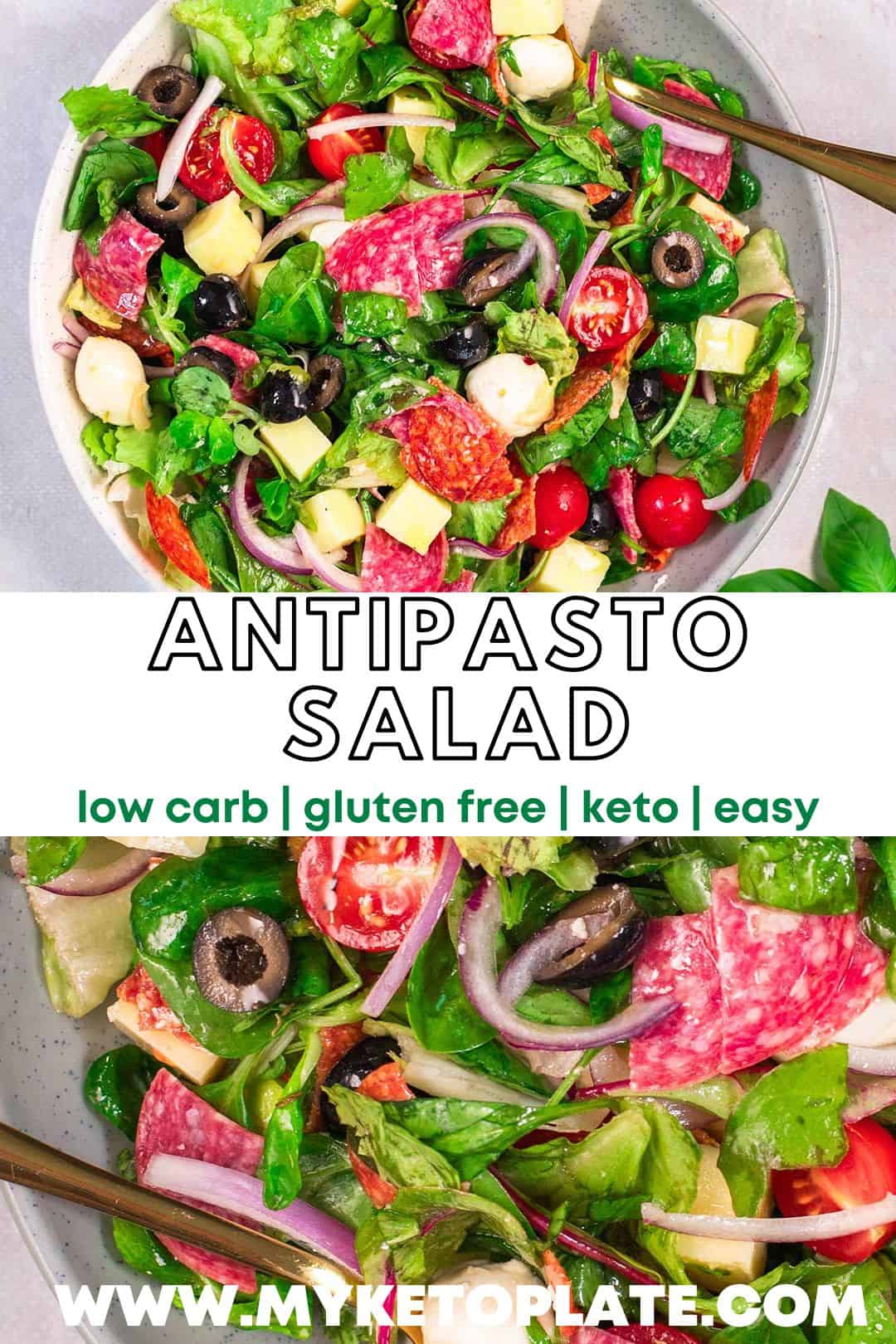 BEST Antipasto Salad MyKetoPlate