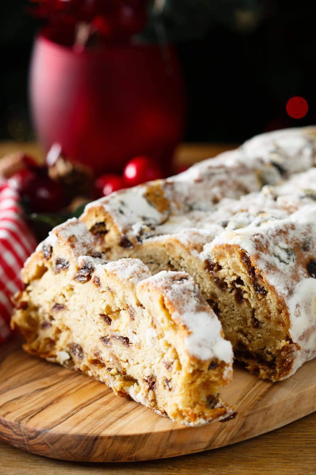 German Stollen (Vegan Christmas Fruit Bread) - Bianca Zapatka | Recipes