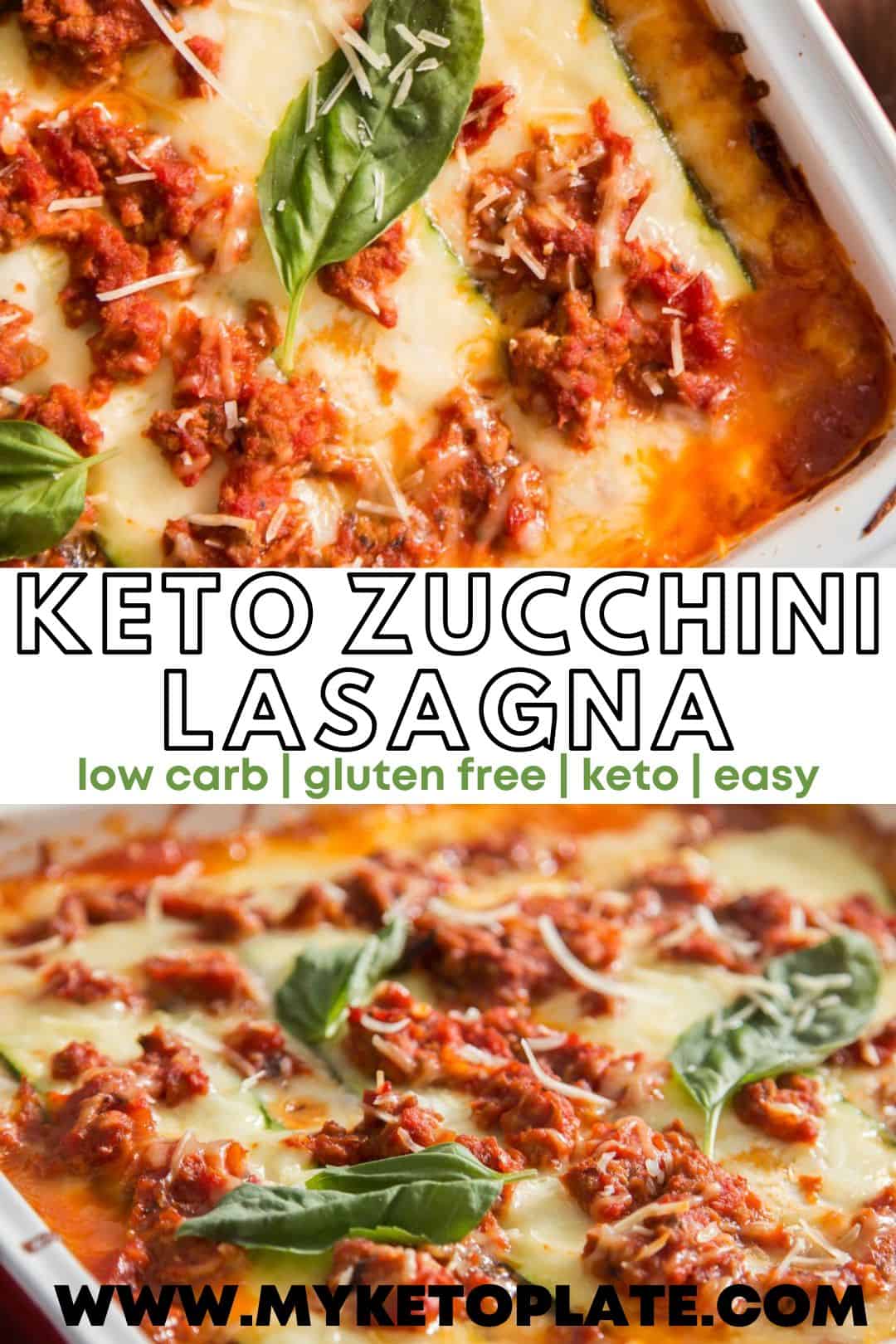 BEST Keto Zucchini Lasagna - MyKetoPlate