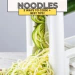 best zucchini noodles pinterest 2