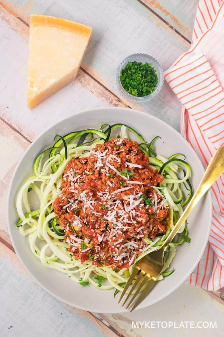 Quick Bolognese Sauce Recipe (30 Minutes!) MyKetoPlate