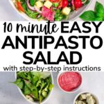 italian antipasto salad recipe pinterest image