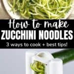 _zucchini noodles pinterest 2