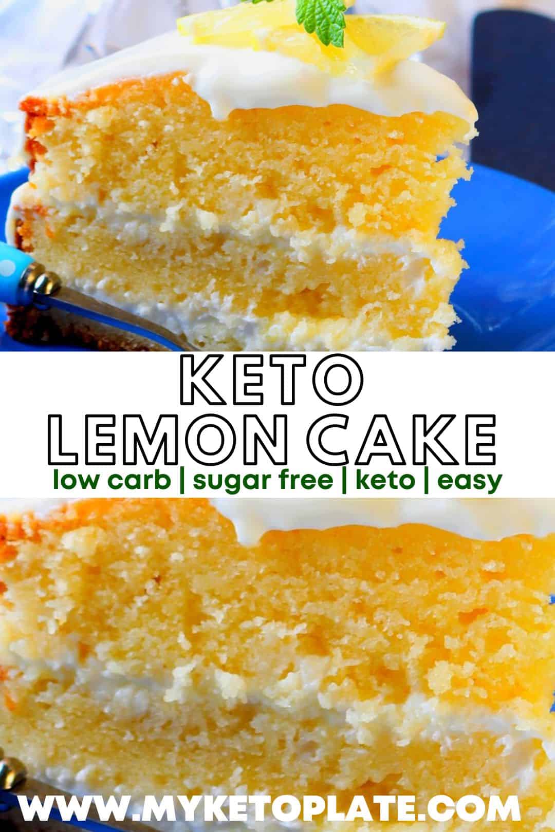 Keto Lemon Cake - MyKetoPlate