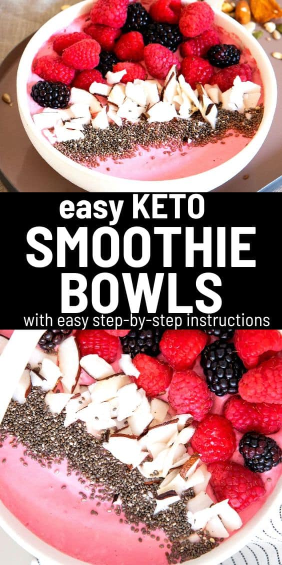 Keto Smoothie Bowl (5 Ways) MyKetoPlate