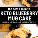 KETO BLUEBERRY MUG CAKE