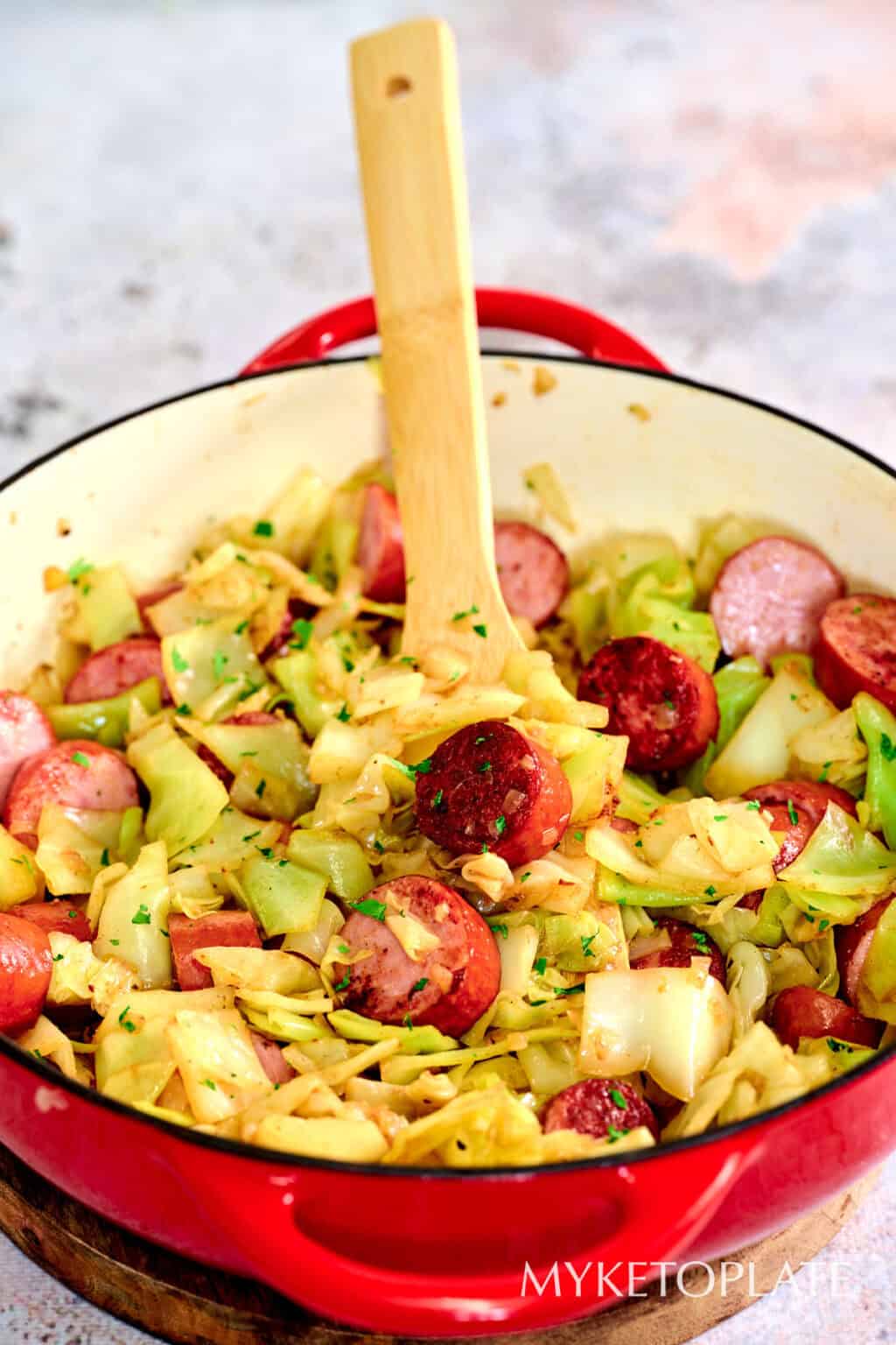 Cabbage And Sausage Recipe (30 Minutes!) MyKetoPlate