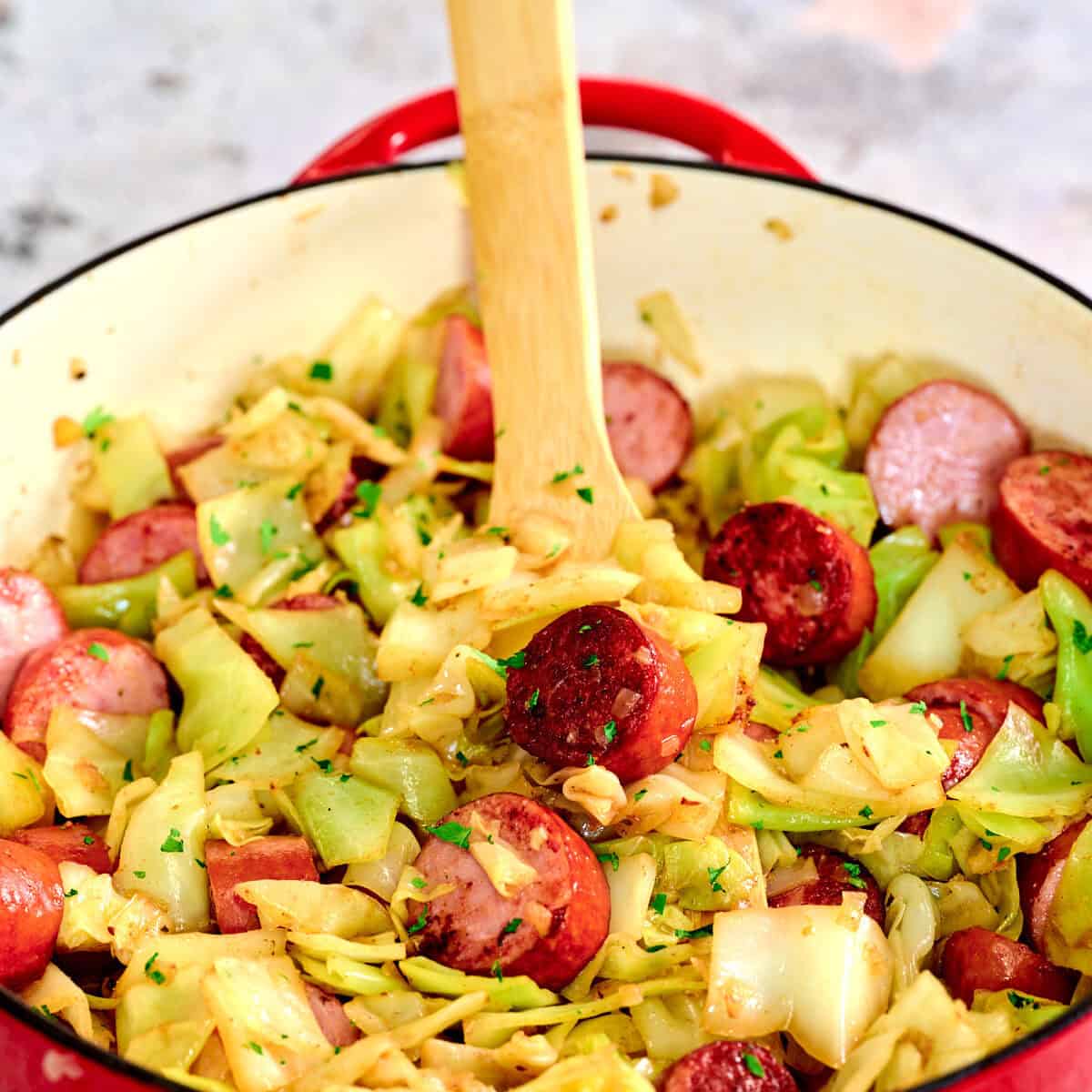 Cabbage And Sausage Recipe (30 Minutes!) - MyKetoPlate