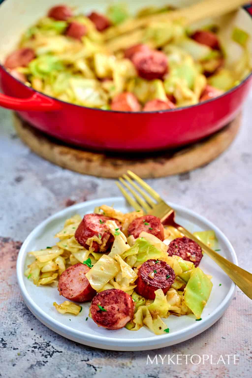 Cabbage And Sausage Recipe (30 Minutes!) MyKetoPlate