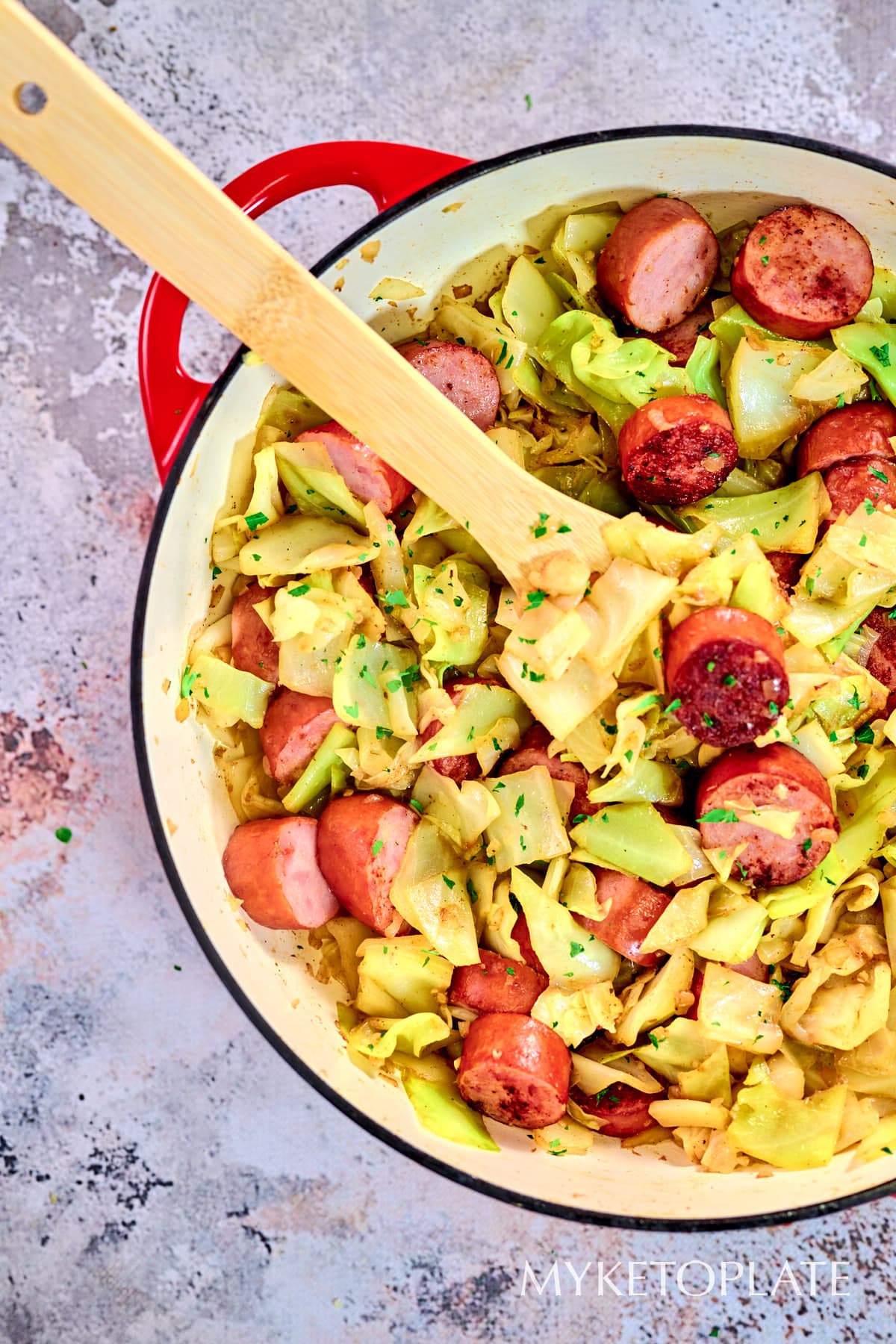 Cabbage and Sausage Skillet 3