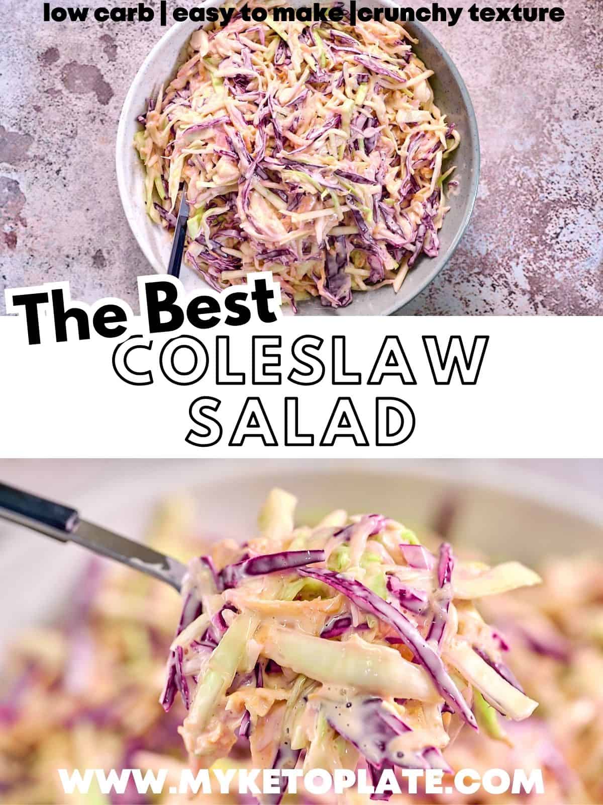 Tangy And Creamy Coleslaw Salad MyKetoPlate