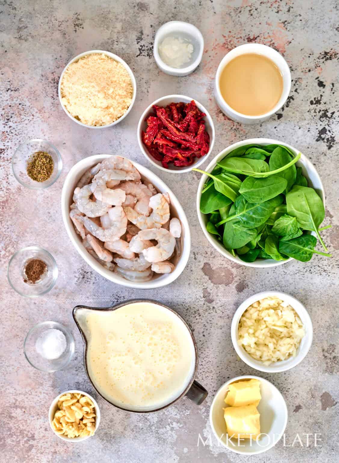 Creamy Garlic Butter Tuscan Shrimp MyKetoPlate