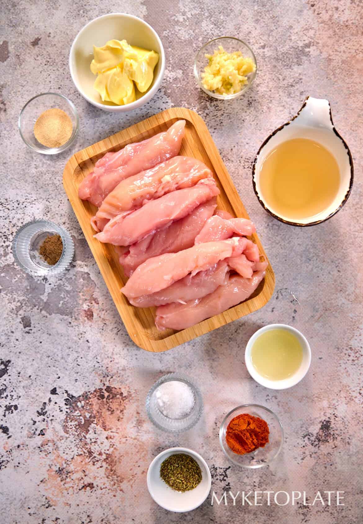 Garlic Butter Chicken Tenders MyKetoPlate