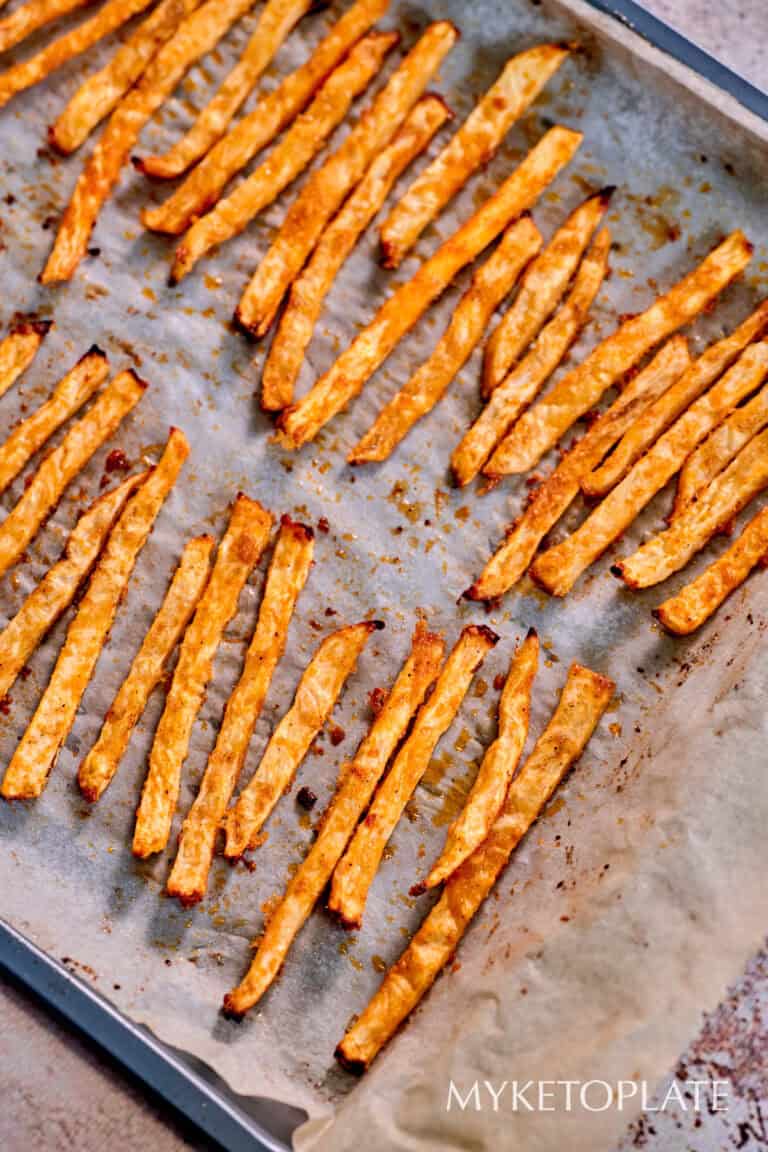 Crispy Jicama Fries (Healthy Fries) MyKetoPlate