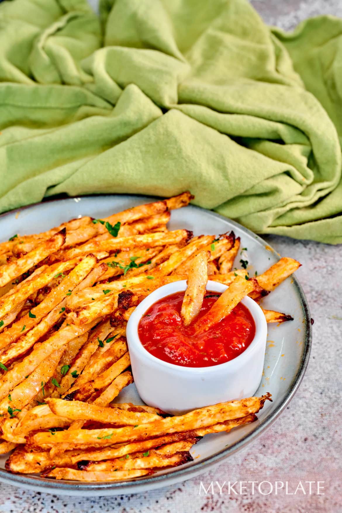 Crispy Jicama Fries (Healthy Fries) - MyKetoPlate