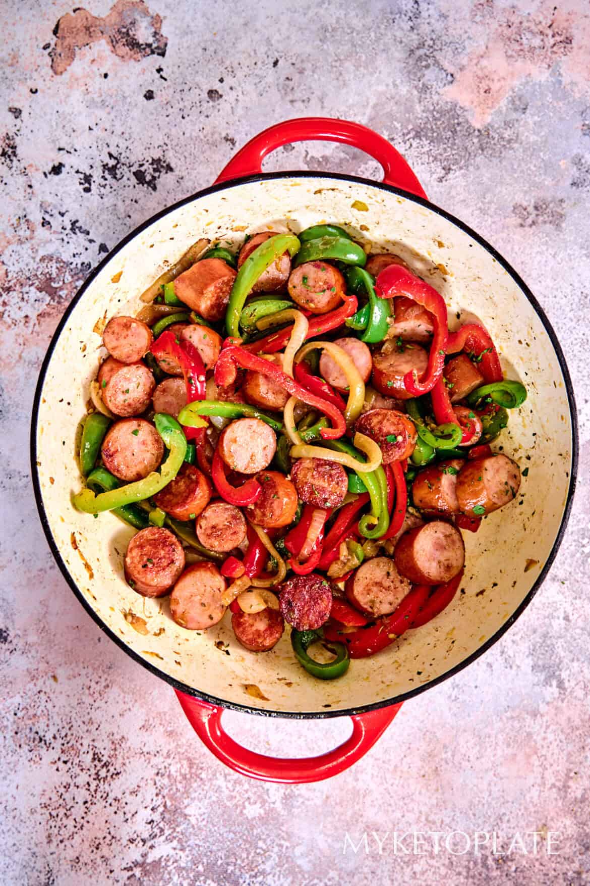 Smoked Sausage And Peppers Skillet Myketoplate