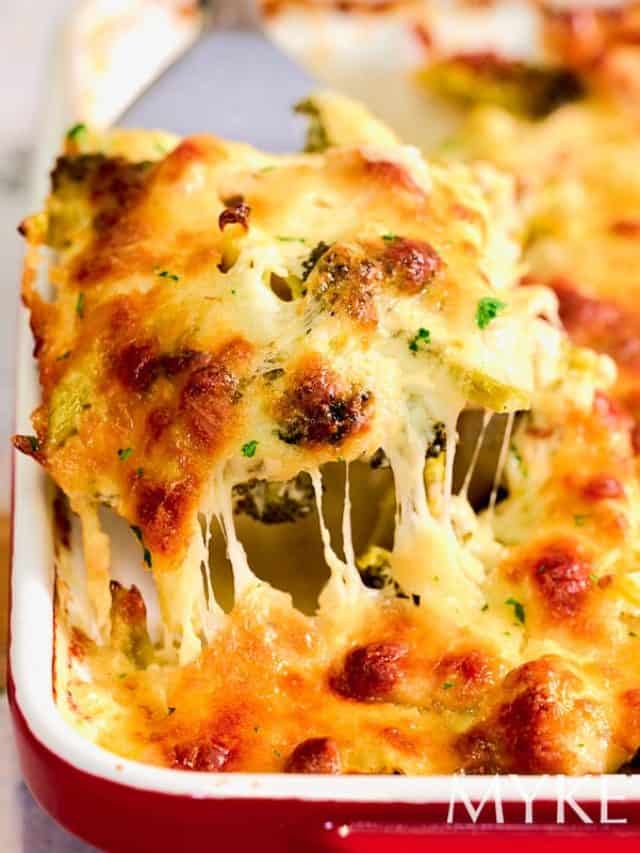 Chicken Alfredo Casserole MyKetoPlate