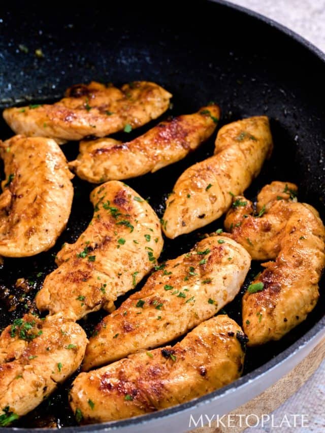 Garlic Butter Chicken Tenders Myketoplate