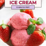 keto strawberry ice cream myketoplate