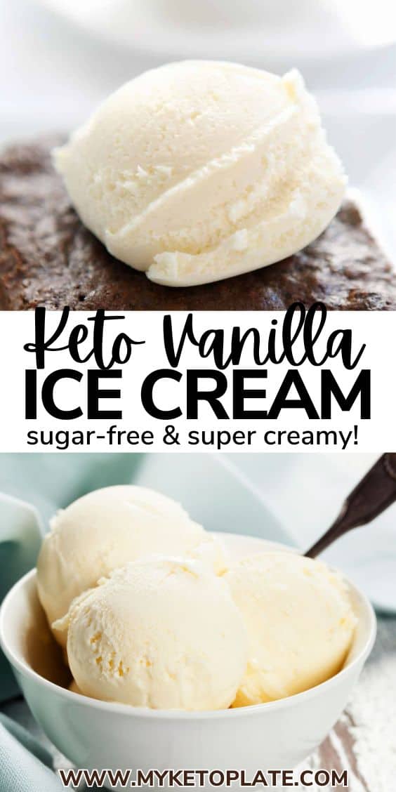 The Best Keto Vanilla Ice Cream (Easy!) - MyKetoPlate