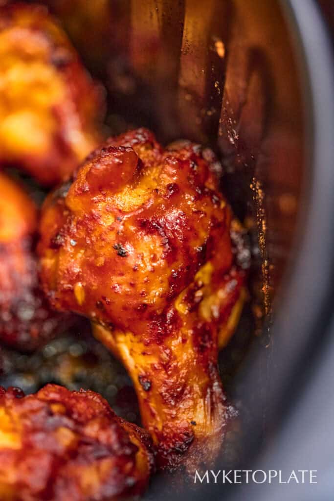 Air Fryer BBQ Chicken Wings MyKetoPlate